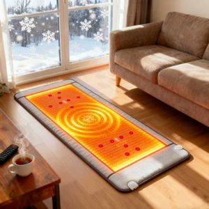 Pop Relax soins <span class=keywords><strong>de</strong></span> santé thérapie par photons rouges coussins chauffants infrarouges soulager la douleur tapis <span class=keywords><strong>de</strong></span> pierre chaude matelas <span class=keywords><strong>de</strong></span> <span class=keywords><strong>Massage</strong></span> thermique en céramique Bio - Product Image 1