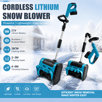 Balayeuse à neige industrielle sans fil à batterie lithium, auto-propulsée, avec moteur sans balais, pour l'hiver