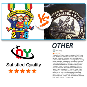 Medaglie Personalizzate per <span class=keywords><strong>Natale</strong></span>, Carnevale e Festival con Nastri, Medaglioni Personalizzati per Eventi, Ringraziamento, Halloween, Capodanno - Product Image 4