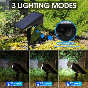 Lampe solaire LED extérieure étanche IP65 en gros pour décoration, éclairage paysager floral, lumière de jardin au sol - Product Image 5