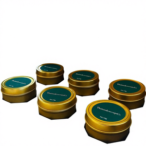 2025 新款普利达定制硬纸蜡烛罐包装盒，带插入底座和盖子，豪华两件套空香薰蜡烛盒 - Product Image 5