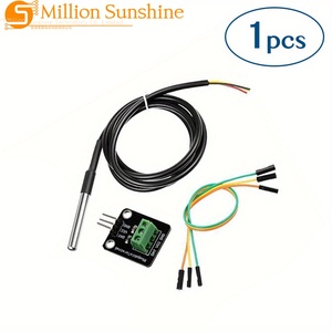 Kit de module de capteur de température numérique <span class=keywords><strong>DS18B20</strong></span> avec sonde de 1M/3,2 pieds, haute précision pour Arduino <span class=keywords><strong>ESP32</strong></span> STM32 Raspberry Pi - Product Image 3