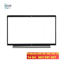 Penutup Bezel Depan LCD Laptop SZ-Wisbuild untuk ProBook 440/445 G8 640 G8 (M21387-001) Hitam 100% Baru Tersedia di Stok