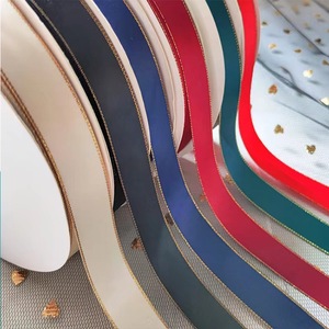 ริบบิ้นออร์แกนซ่าไนลอนขายส่งพร้อมขอบดิ้นทองสำหรับของขวัญคริสต์มาส - Product Image 3