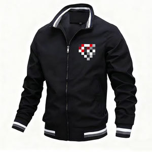 Vintage <b>Car</b> Racing Motorcycle Bomber <b>Jacket</b> Unisex Custom Embroidery OEM Winter Streetwear Varsity High Quality Breathable - Product Image 3