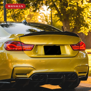 PSM Style <strong>Carbon</strong> <strong>Fiber</strong> Rear <strong>Spoiler</strong> for BMW 3 Series F30 F80 M3 Tail Wing Position on Rear Bumper - Product Image 3