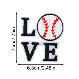 New Iron on Embroidery Baseball Game Day <b>Patch</b> for Hat Clothes <b>Backpack</b> Decoration - Product Image 2