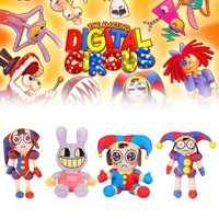 Peluche The Amazing Digital Circus, Clown Ragatha, Poupée de dessin animé Jax, Peluche Joker, Douce et rembourrée, Décoration de canapé, Cadeau de Noël