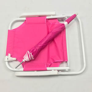 เก้าอี้ชายหาดมีร่มสำหรับเด็ก,เก้าอี้มีพนักพิงหลังสำหรับกิจกรรมกลางแจ้งพับได้ง่ายน้ำหนักเบามีขนาดเล็ก - Product Image 6