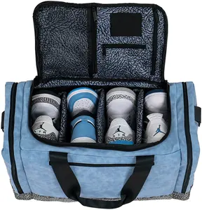 Manufacturing Superior Sneaker Bag Travel Duffel Bag With 3 adjustable compartment dividers