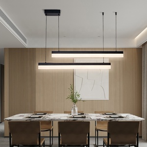 Sunsir SKD Salle à manger Cuisine Hôtel/Bar Lustre Maison Moderne 2-Lumière Chaud Suspension Lampes Longue Bande Suspension Luminaires - Product Image 3