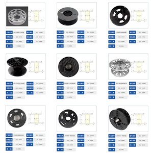 Cao Cấp Trong Suốt Thân Thiện Với Môi Nhựa Fishing Reel Đa-Kích Thước Hình Chữ I <span class=keywords><strong>Spool</strong></span> Cho 50-200M Dòng & Craft Lưu Trữ - Product Image 4