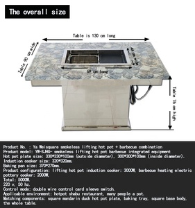 Jinwuyawei — théière commerciale pour <span class=keywords><strong>restaurant</strong></span>, pot chaud, <span class=keywords><strong>table</strong></span> pour <span class=keywords><strong>barbecue</strong></span> - Product Image 3