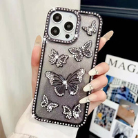 Coque de protection antichoc scintillante pour iPhone 17, 16, 15 Pro Max – Vente en gros OEM d'accessoires de téléphone