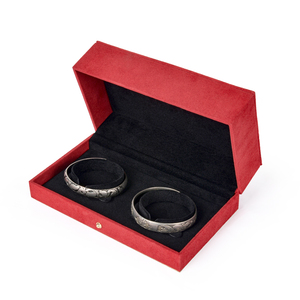 Custom Wholesale Luxury Velvet <b>Earring</b> Bracelet Necklace Ring <b>Box</b> Packaging Velvet Jewelry <b>Box</b> - Product Image 6