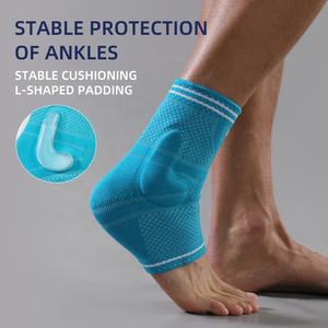 Vbosi 0087 3d Knitted Soft Breathable Ankle Brace Anti-slip Compression Support Running Basketball Protection Nylon &amp; Spandex - Product Image 3