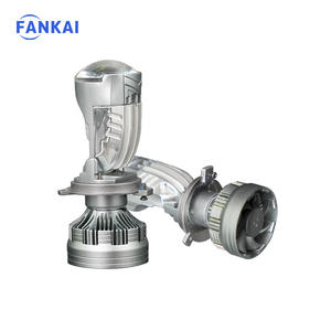 FANKAI Mini H4 Bi-xenon Lens <b>LED</b> Headlight 4575 Chips 120W <b>High</b> <b>Power</b> Aviation Aluminum Cars Motorcycles Integrated <b>High</b>/Low - Product Image 1