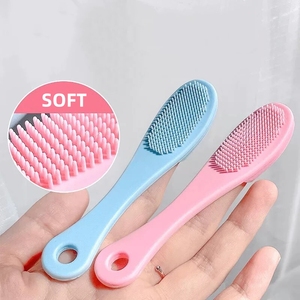 Cepillo de silicona para limpieza facial con soporte para colgar, para limpieza profunda de poros y eliminación de puntos negros - Product Image 3