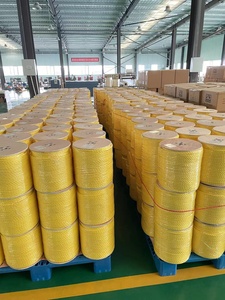 Corde Poly <span class=keywords><strong>Pro</strong></span> jaune, corde en polypropylène torsadé-3/8 "X 600 ', jaune - Product Image 3