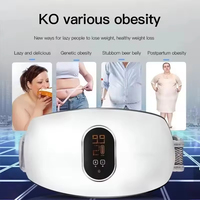 Abdominal chaleur pétrir vibrateur Massage mince ceinture réglable 3 Mode impulsion ceinture chauffante graisse réduisant l'abdomen et la taille masseur