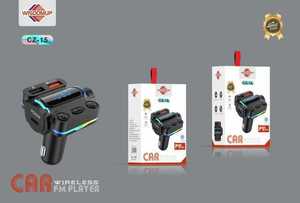 WIEDOMIUP เครื่องเล่นบลูทูธ FM ในรถยนต์ CZ-14 เครื่องชาร์จ USB ไร้สายพร้อม QC3.0 สำหรับระบบเครื่องเสียงในรถยนต์ - Product Image 3