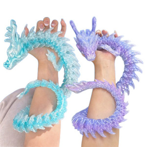 Décorations Dragon en Cristal Modélisées en 3D, Cheveux Colorés Mixtes, Décoration d'Intérieur, Cadeau Personnalisé de Collection - Product Image 5