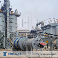 CORINMAC Petite bétonnière, ligne de production de mortier sec, pompe à béton avec tension 220V-440V et garantie d'un an