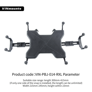 VINmounts Universal Tablet Back Clip for 12.7-15.6 Inch Tablets Adjustable Heavy Duty Industrial Holder VIN-PBJ-014-RXL - Product Image 6