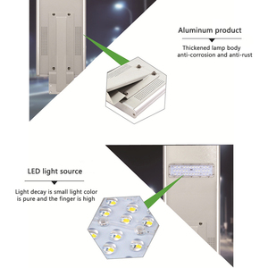 Farola Solar Inteligente con Sensor de Movimiento PIR, Encendido Automático del Anochecer al Amanecer, para Iluminación de Estacionamientos y Carreteras - Product Image 3