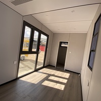 Bureau de stockage de vie préfabriqué minuscule mobile 20 pieds maisons de conteneur d'expédition
