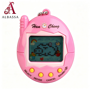 Console de <span class=keywords><strong>jeu</strong></span> électronique numérique pour animaux virtuels, jouet d'adoption de chiot, avec 197 animaux, porte-clés interactif, cadeau amusant pour les voyages - Product Image 1