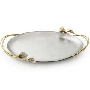 Nouveau design de plateau de service en aluminium assiettes à dîner plats adaptés à la salade, au mariage et au festival à un prix abordable - Product Image 4