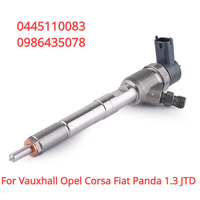 Nuevo Inyector Common Rail de Acero Inoxidable OE 0445110083 Directo de Fábrica para Motor 1.3 JTD Z13DT, Completamente Probado en Banco, para Autos Compactos
