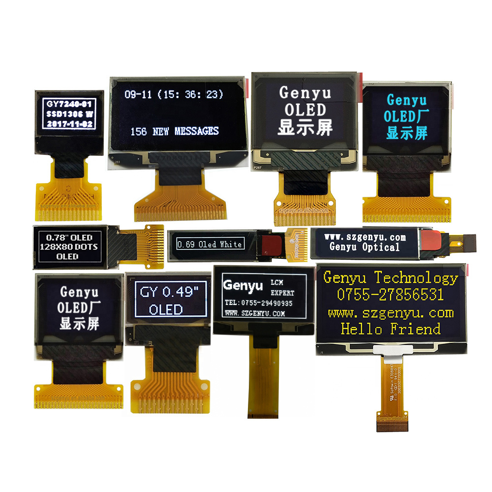 Square Ssd1306 Oled Display 0.96 I2C Soldering 128X64 32X128 0.49 0.91 128X32 1.3 1.54 256X64 Rectangular Spi Oled Panel Module