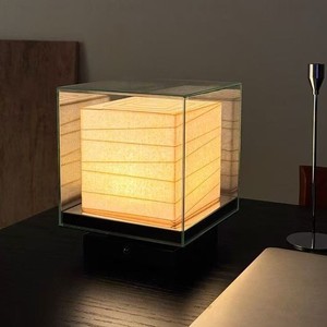 Lámpara de mesa de papel de diseño Andaz E27 LED con luz que cuida la vista para sala de estar, dormitorio, estudio - Product Image 3