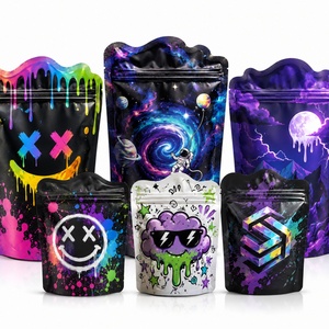 Bolsas de Mylar con Forma Irregular, Impresas a Medida, de Plástico PE, Resistentes al Olor, para Chicle, las Más Vendidas - Product Image 1