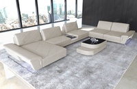 Ensemble de canapés en cuir de luxe intelligent pour salon, canapé le plus confortable pour salon