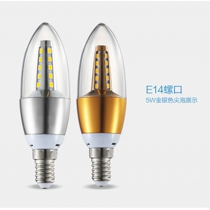 LED Candle Bulb 5W E14 Gold Base For Home <b>Lighting</b> - Product Image 5