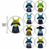 Bloques de Construcción ABS al por Mayor para Niños, 8 Piezas, Figuras de Bloques de Construcción, Juguetes DIY para Padres e Hijos, Mini Figuras de Bloques