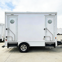 Ensemble complet de salle de bain préfabriquée de luxe pour l'extérieur, unité de salle de bain mobile, toilettes, remorque, salle de bain portable avec douche