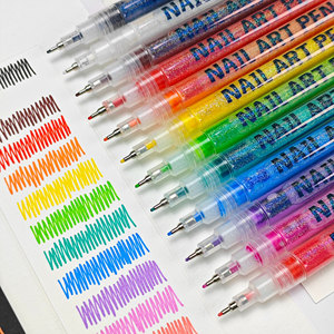 Nuovo Set di 25 Colori di Smalto <span class=keywords><strong>per</strong></span> Unghie Impermeabile a Lunga Durata, <span class=keywords><strong>Pennarelli</strong></span> Vibranti <span class=keywords><strong>per</strong></span> Nail Art, Kit di Bellezza <span class=keywords><strong>per</strong></span> Unghie 2026 - Product Image 6