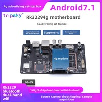 Carte mère de décodeur Android Rockchip RK3229 Quad-core avec WiFi double bande 4G, résolution 1920x1080, vente en gros fabricant