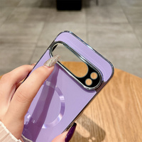 Coques de Téléphone Portable en Verre Dépoli Magnétique de Couleur Originale pour Google Pixel 10 9 8 7 6 Pro XL pour Hommes