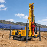 Compresseur d'air pour plateforme de forage de puits d'eau, machine de forage mobile sur chenilles DTH de 1000 m, moteur Cummins, prix d'usine en gros