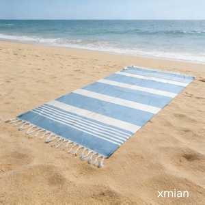 Asciugamano Turco in Cotone Ipoallergenico Ecologico con Logo Personalizzato per Spiaggia, Viaggi e Uso Alberghiero - Product Image 1