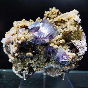 Số lượng lớn tự nhiên fluorite khoáng sản Mẫu nguyên Fluorit với canxit khoáng sản xianghualing fluorite mẫu cho bộ sưu tập - Product Image 6