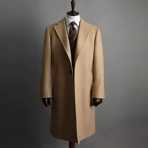 Manteaux d'hiver en laine et cachemire de haute qualité pour hommes