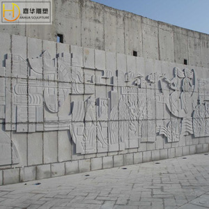 Escultura JIAHUA, Relieve de Piedra, Escultura de Pared de Estilo Chino, Figuras Antiguas, Mural Decorativo para Exteriores - Product Image 2