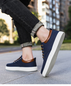 Zapatos Planos de Lona para Hombre, Estilo Casual, para Caminar, Conducir y Skateboard, a Bajo <span class=keywords><strong>Precio</strong></span> - Product Image 1