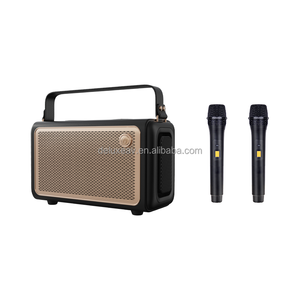 Profesional excelente juego efectos de sonido 80W <span class=keywords><strong>RMS</strong></span> caja de madera portátil Karaoke Bluetooth Spesker precio barato Simple y elegante - Product Image 1
